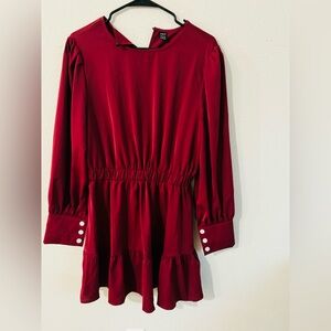 Red mini frock